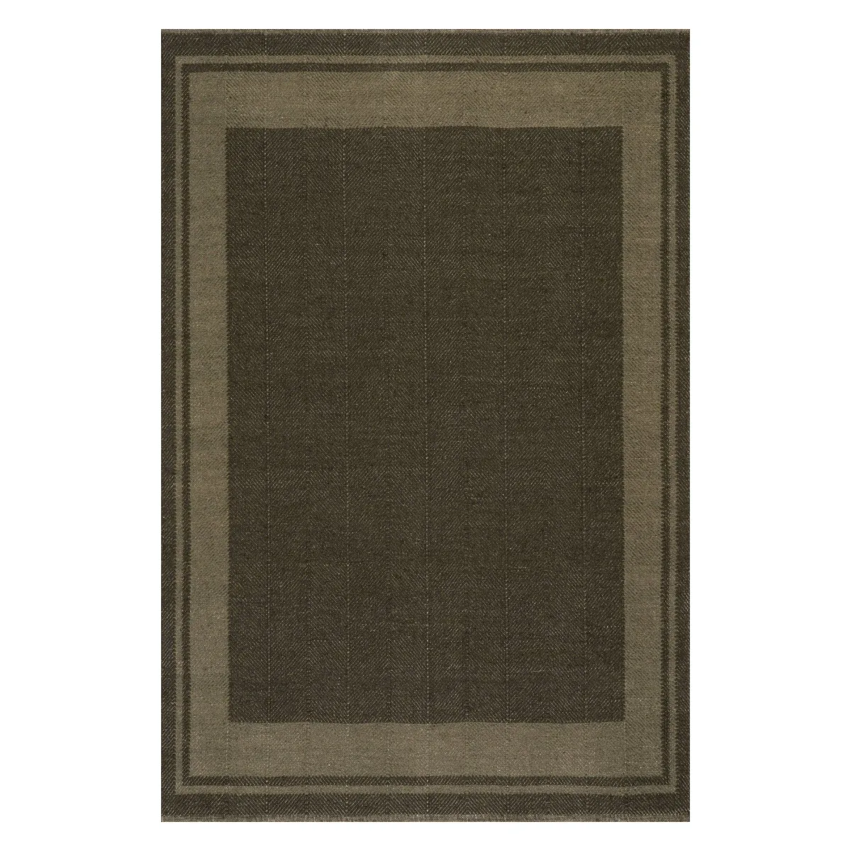 Canon Bordered Wool Cozy Rug