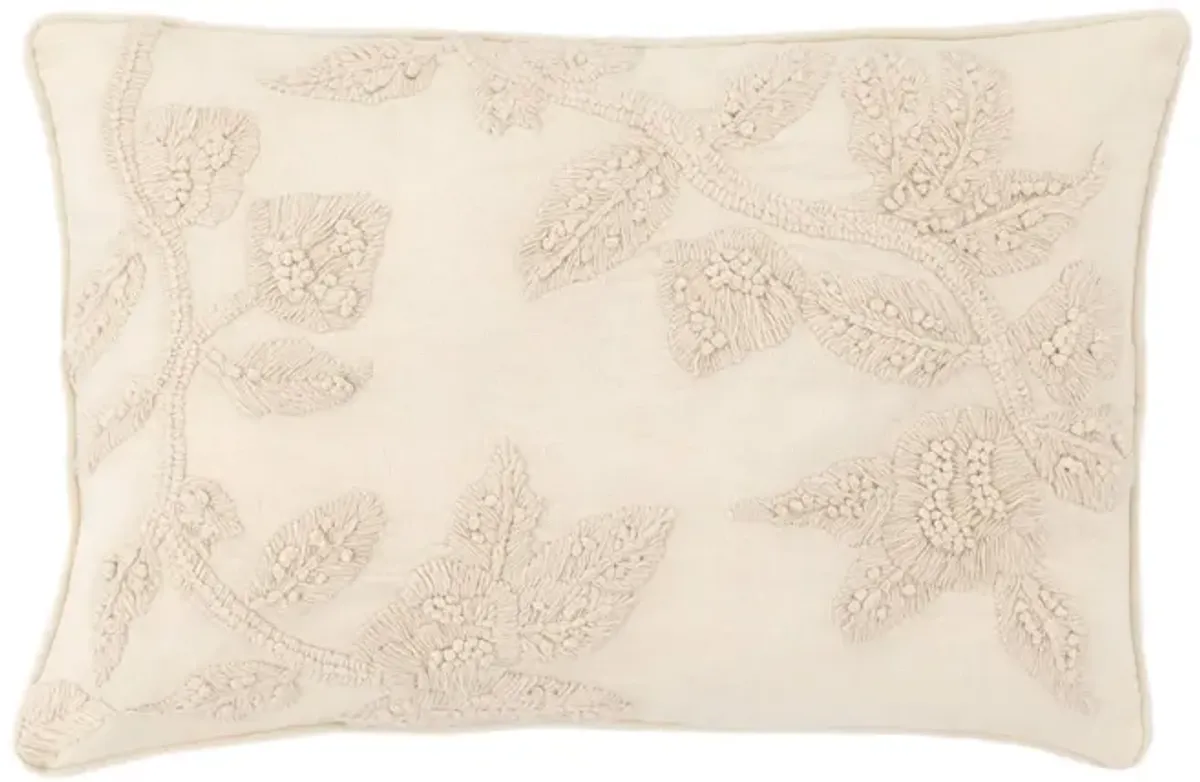 Harper Crewel Embroidered Decorative Pillow Cover