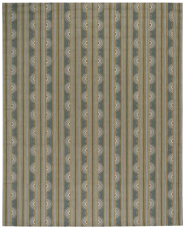 Button Hand Micro Hooked Wool Rug