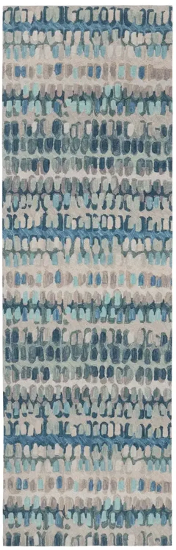 Paint Chip Hand Micro Hooked Wool Rug