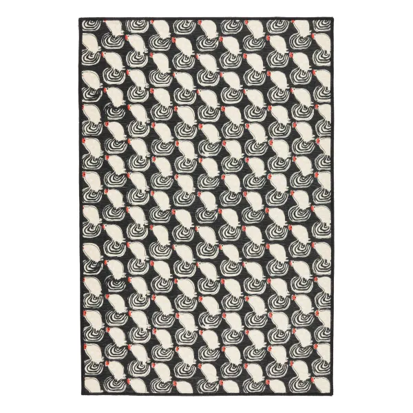 Cockadoodledoo Machine Washable Rug
