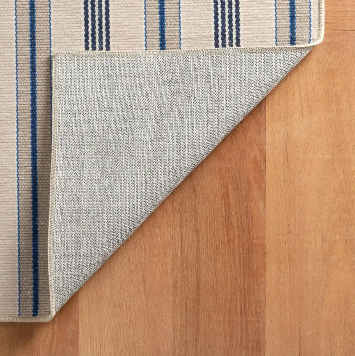 Nimes Ticking Machine Washable Rug
