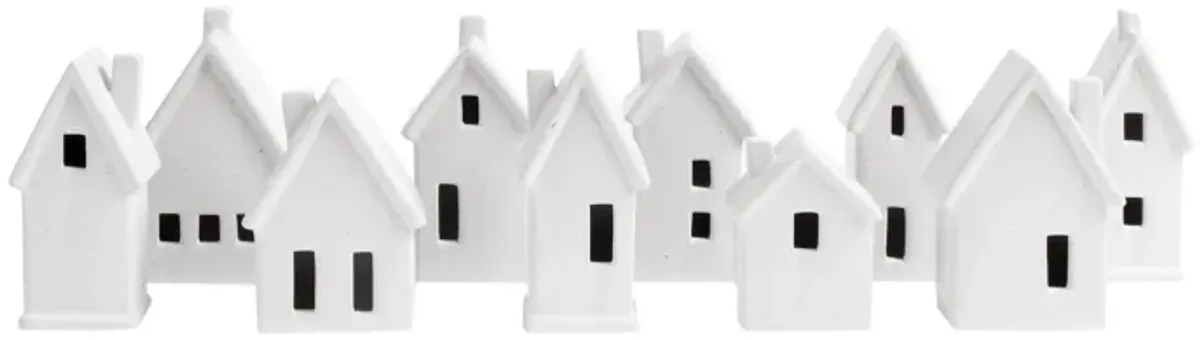 Winter Cottages/Set of 10