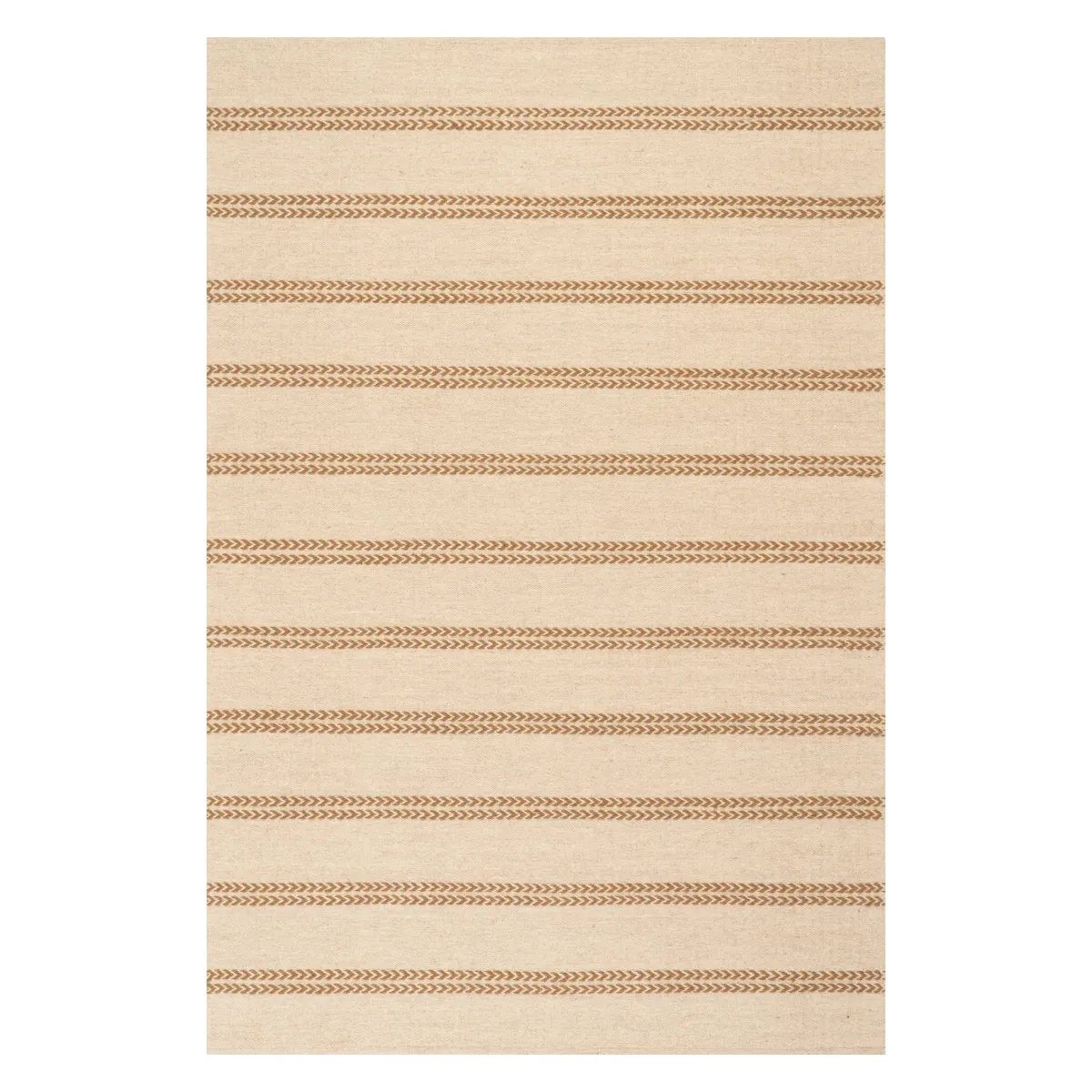 York Striped Wool Cozy Rug