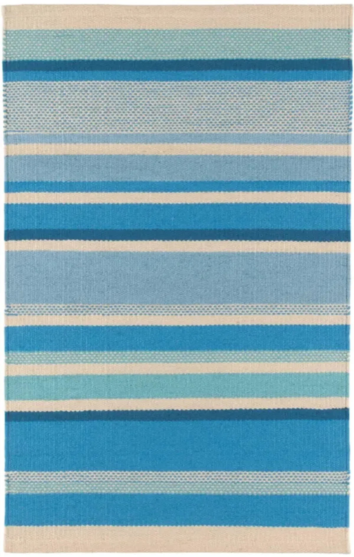 Seed Stitch Stripe Handwoven Indoor/Outdoor Rug