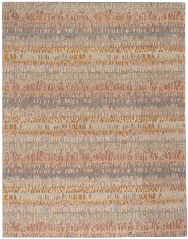 Paint Chip Hand Micro Hooked Wool Rug
