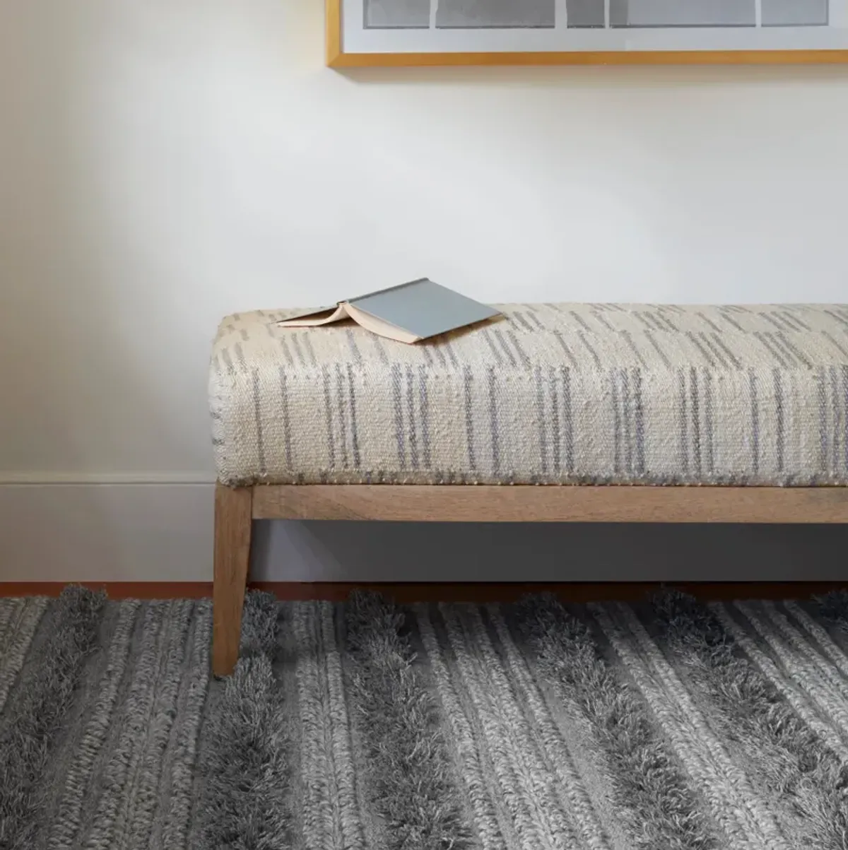 Zhara Stripe Handwoven Performance Rug