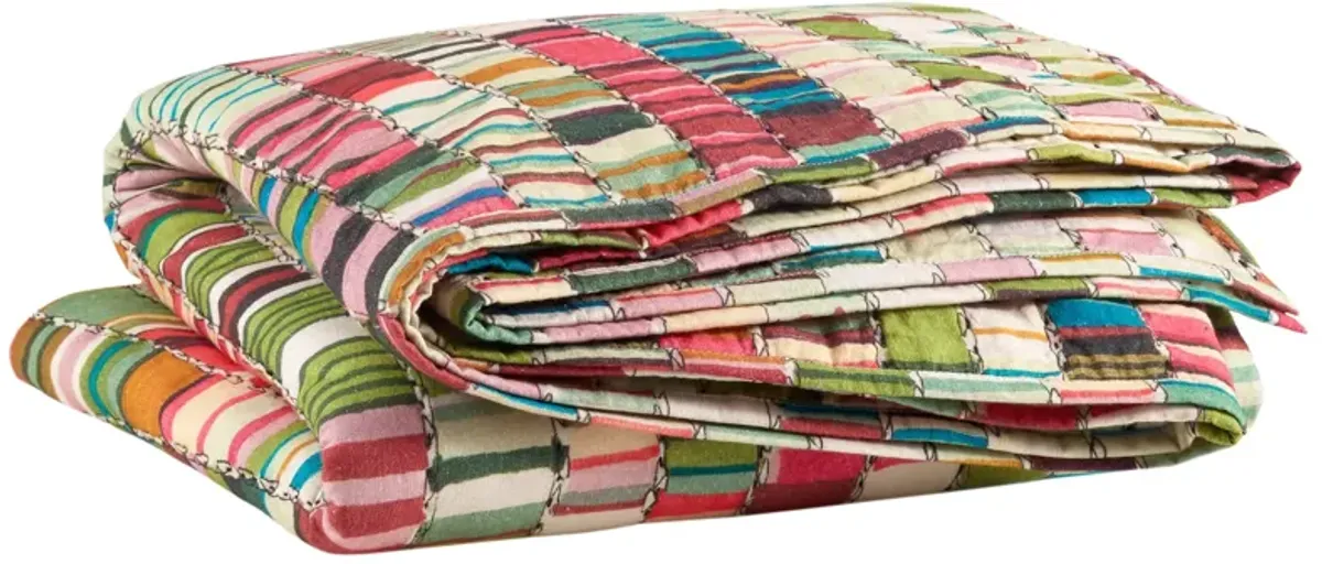 Penelope Stripe Coverlet