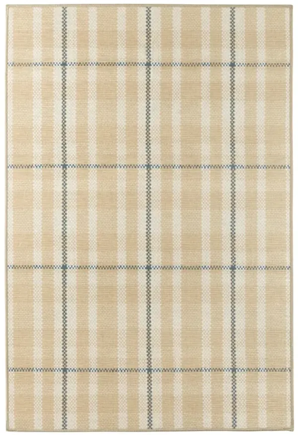 Hallie Plaid Machine Washable Rug