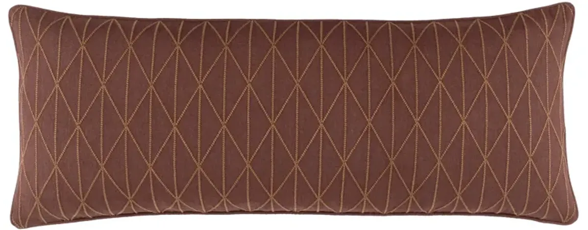 Adger Embroidered Decorative Pillow Cover