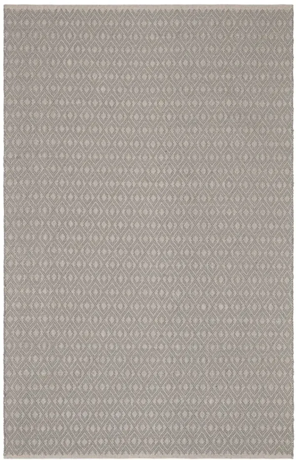 Optic Diamond Handwoven Cotton Rug