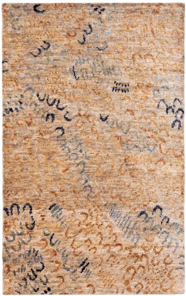 Horseshoe Hand Knotted Jute Rug