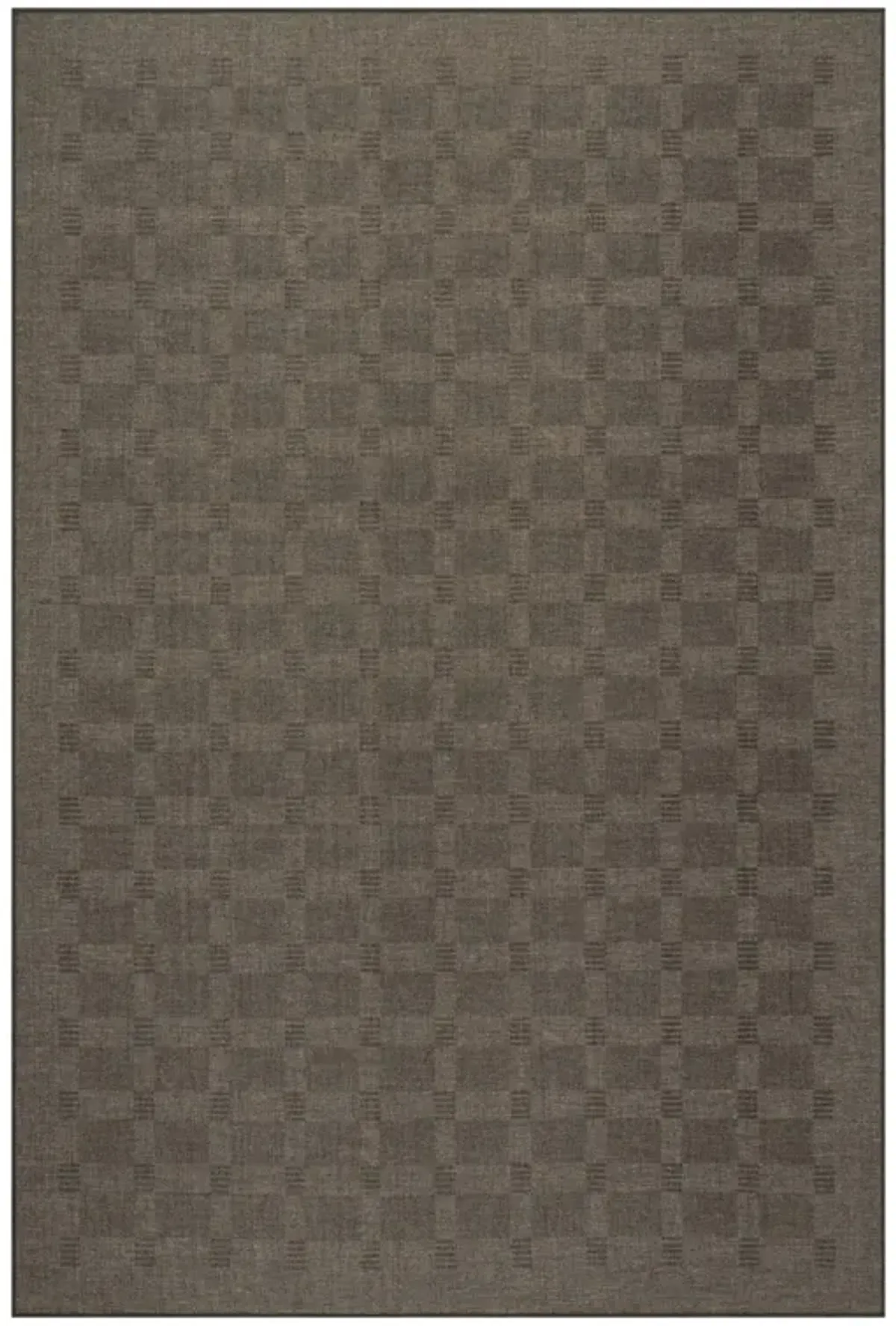 Walker Modern Checkered Washable Rug