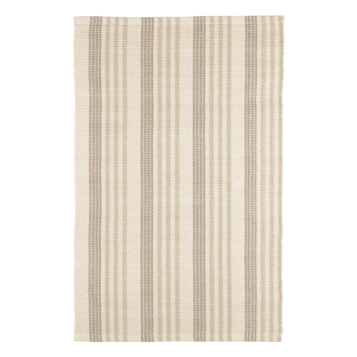 Putney Stripe Handwoven Cotton Rug