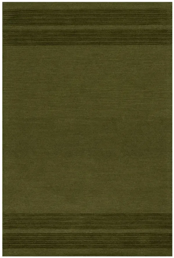 Cotina Modern Bordered Handmade Wool Rug
