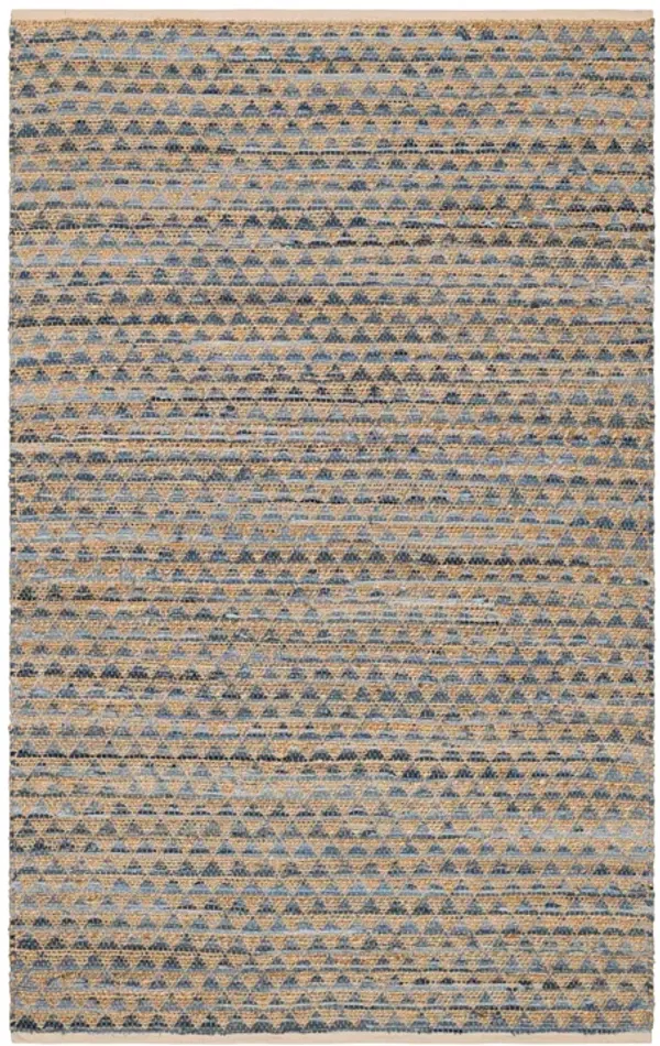Geometric Rag Handwoven Jute Rug