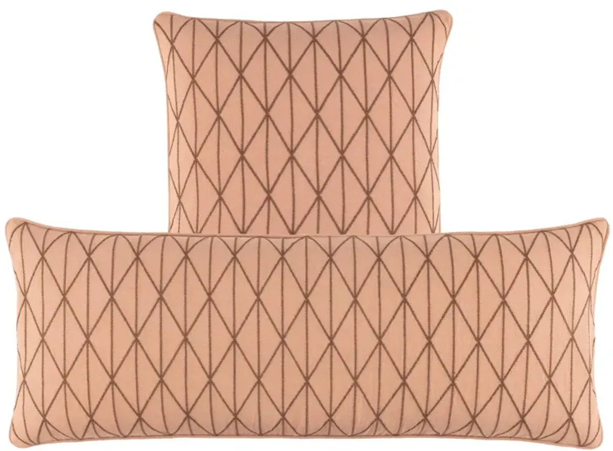 Adger Embroidered Decorative Pillow Cover