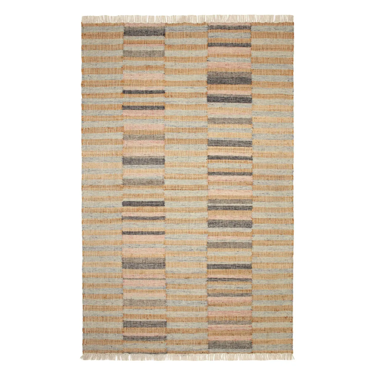 Ravel Stripe Handwoven Wool Rug