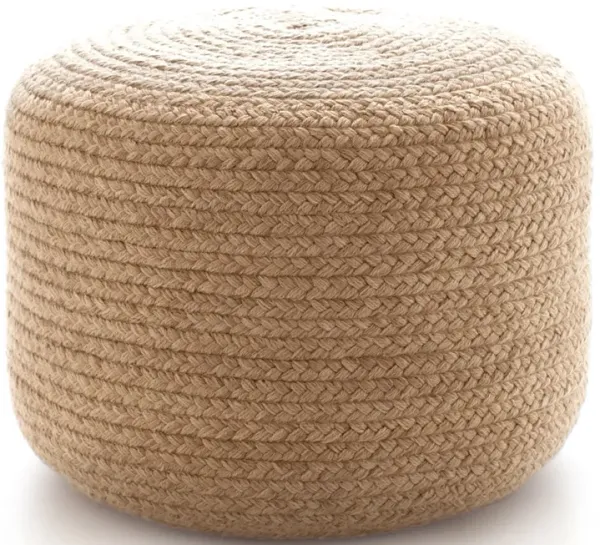 Braided Indoor/Outdoor Pouf