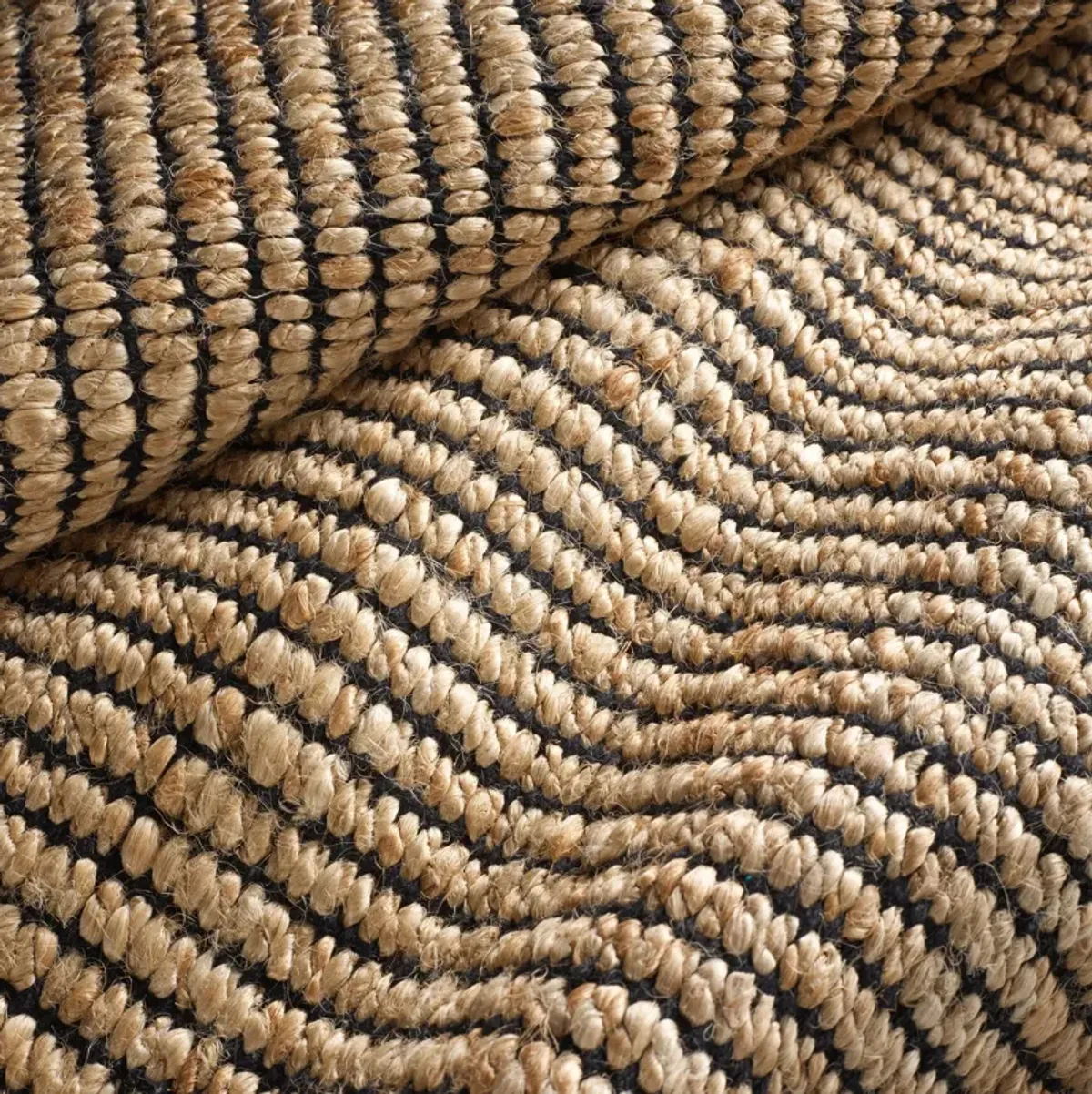 Gridwork Handwoven Jute Rug