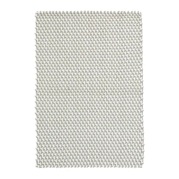Two-Tone Rope Platinum/White Handwoven Indoor/Outdoor Rug
