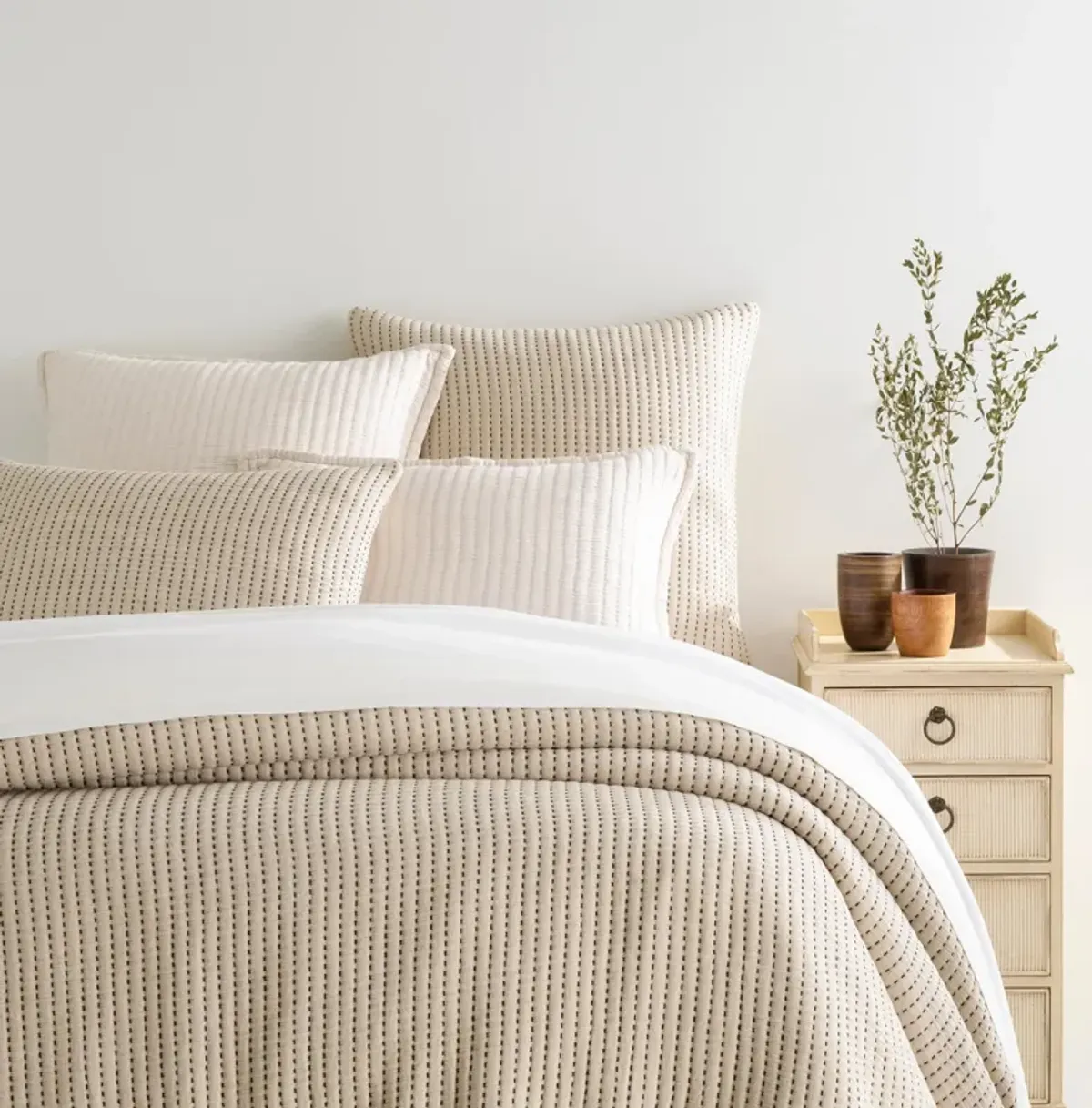 Pick Stitch Matelasse Coverlet