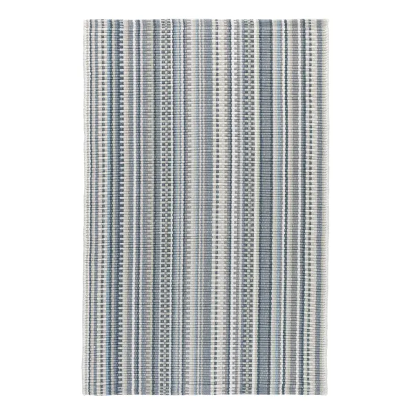 Lucky Stripe Handwoven Cotton Rug