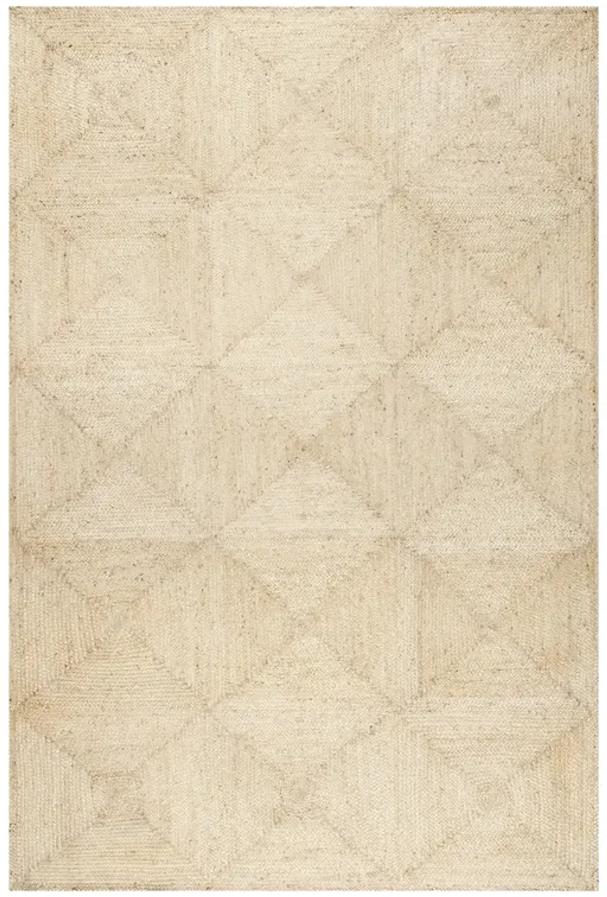 Lattice Tiled Jute Rug