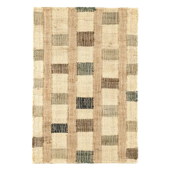 Mosaic Handwoven Jute Rug