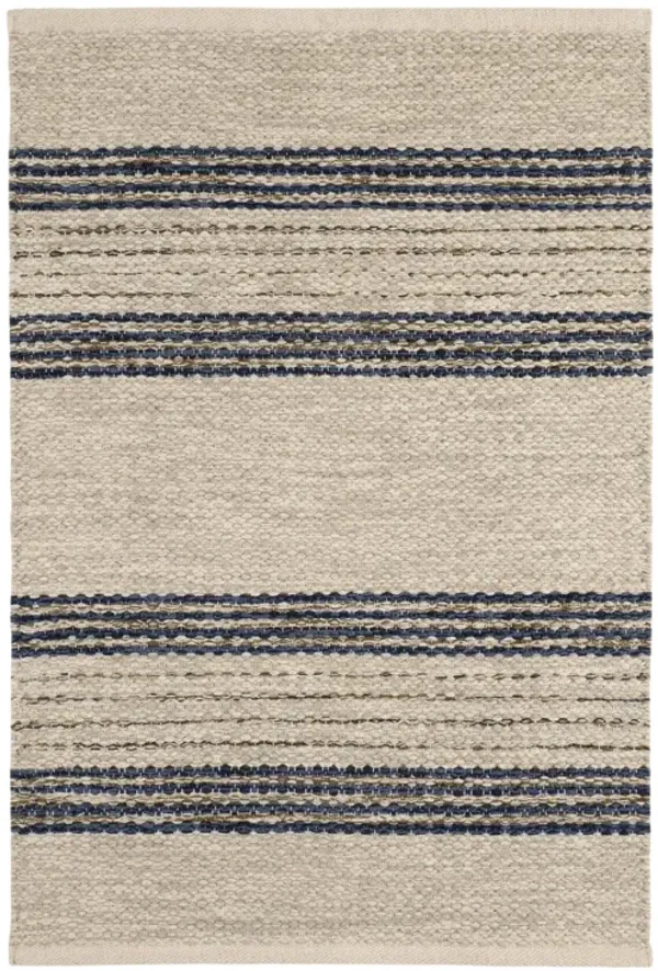 Cielo Stripe Handwoven Cotton Rug