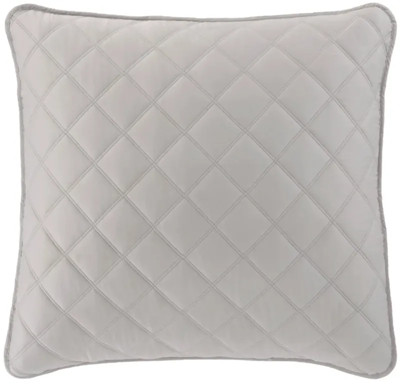 Quilted Silken Solid Sham