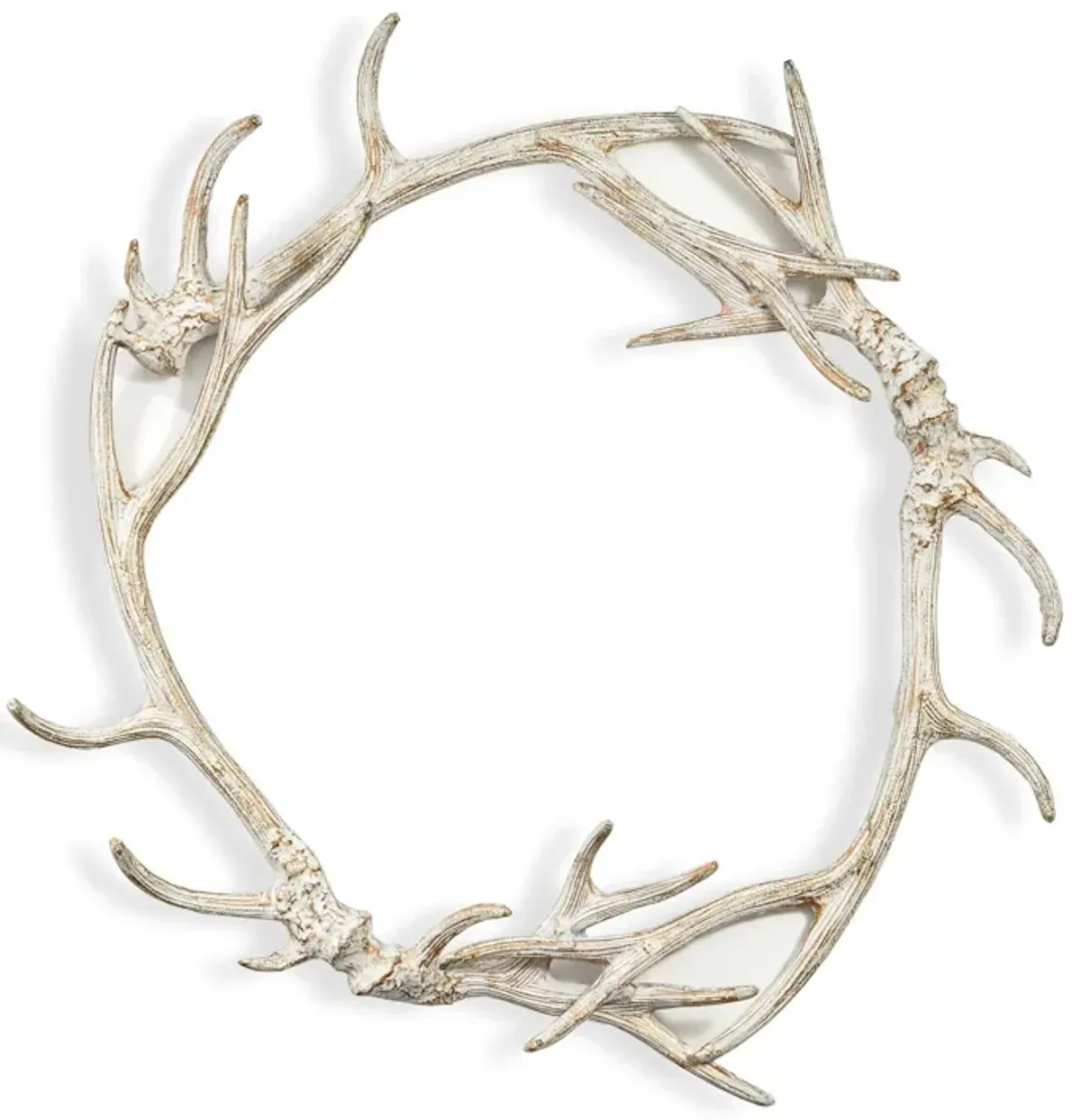 24" Washed Antler Wreath