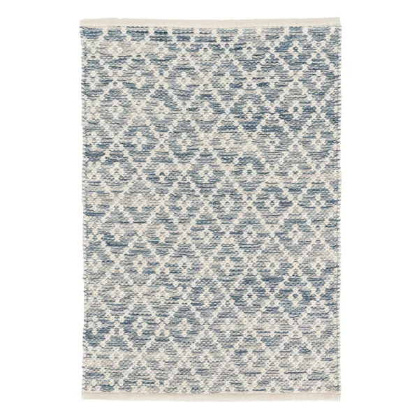 Melange Diamond Handwoven Cotton Rug