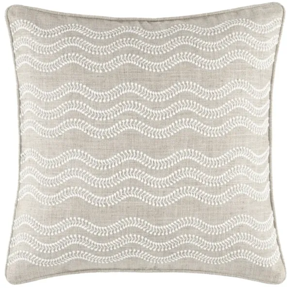 Scout Embroidered Indoor/Outdoor Decorative Pillow Cover