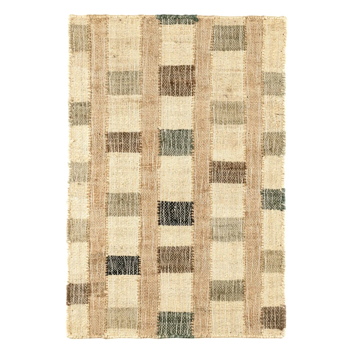 Mosaic Handwoven Jute Rug