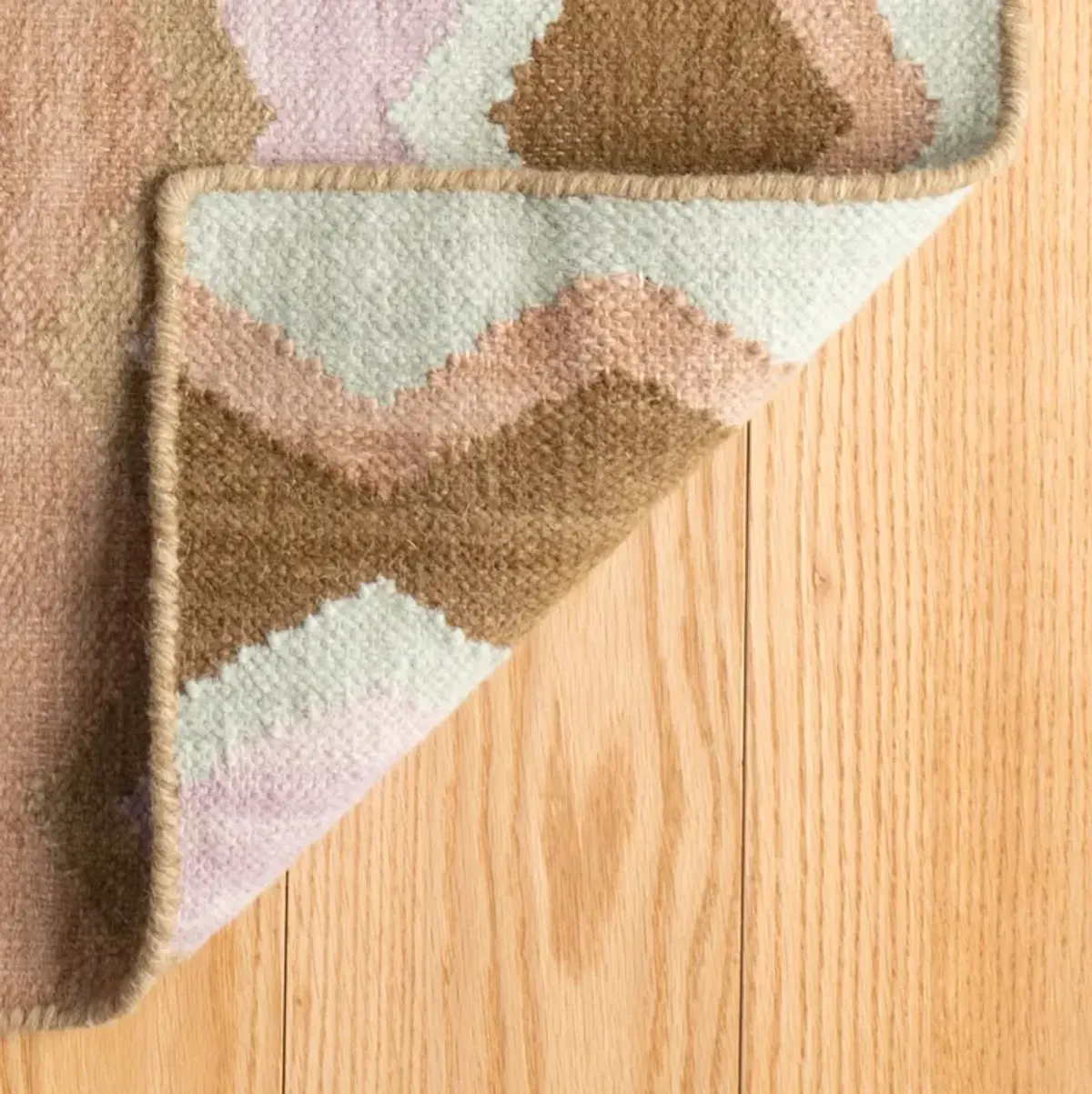 Safety Net Handwoven Wool Rug