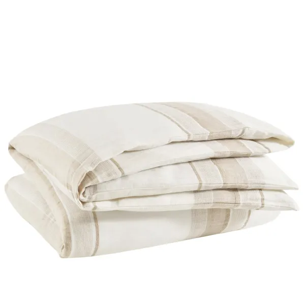 Napa Stripe Linen Duvet Cover