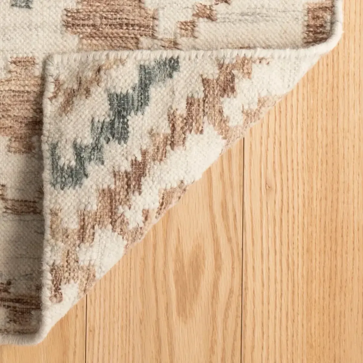 Jelly Roll Handwoven Wool Rug