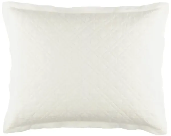 Washed Linen Quilted Sham