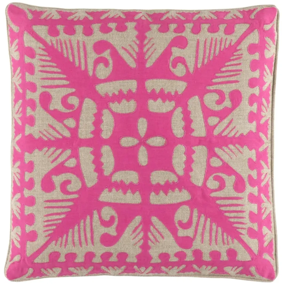 Knight Wood Linen Decorative Pillow Cover