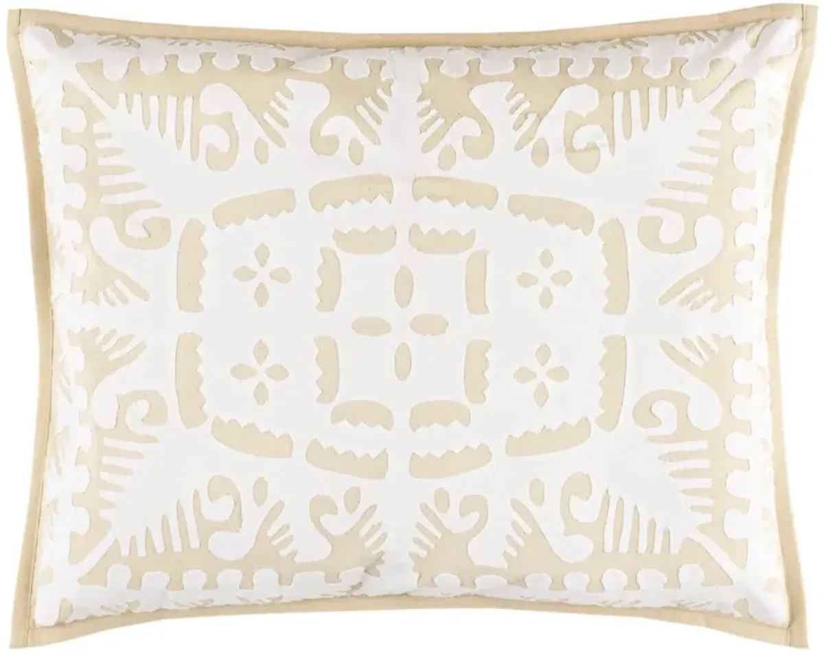 Knight Wood Cutwork Sham