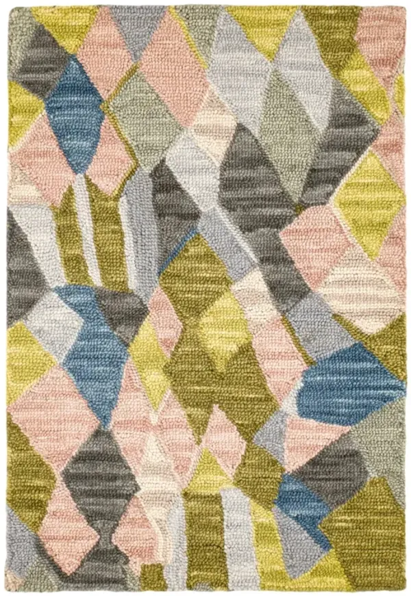 Deer Leap Hand Hooked Wool Rug