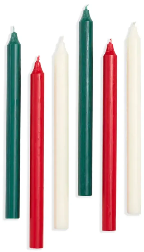 Festive Palette Taper Candles