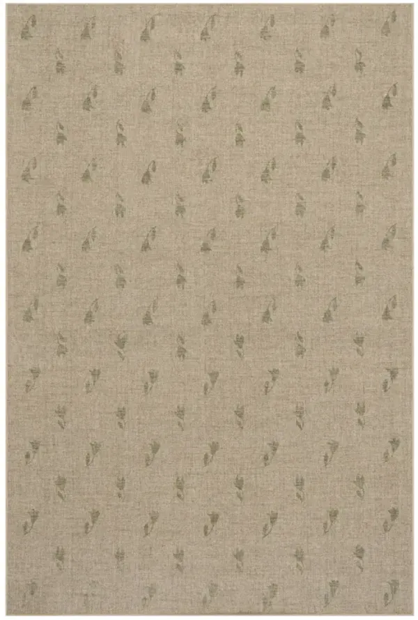 Flora Soft Floral Washable Rug