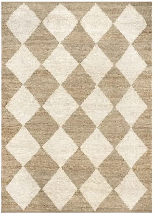Hearth Diamond Jute Rug