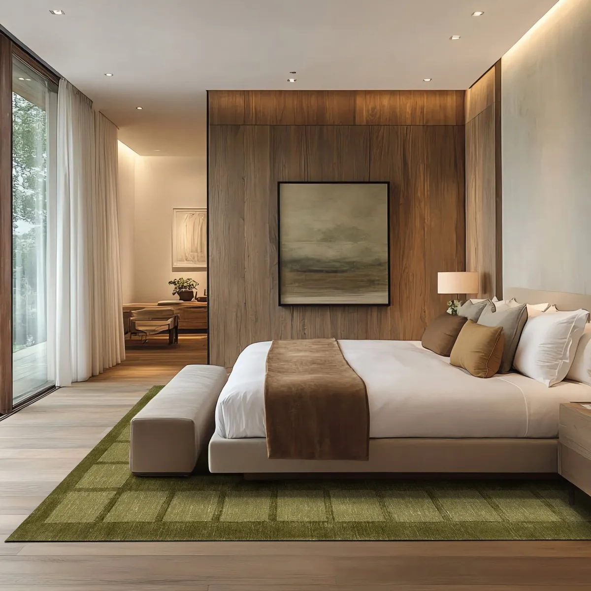 Lira High-Low Wool-Blend Rug
