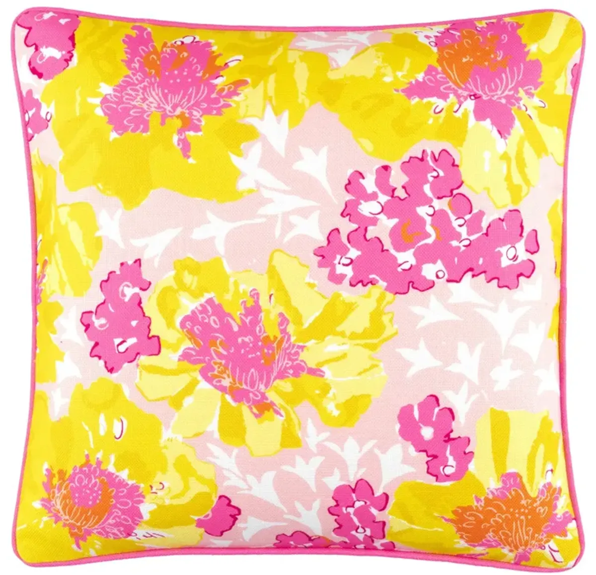 Fab Floral Indoor/Outdoor Decorative Pillow Cover