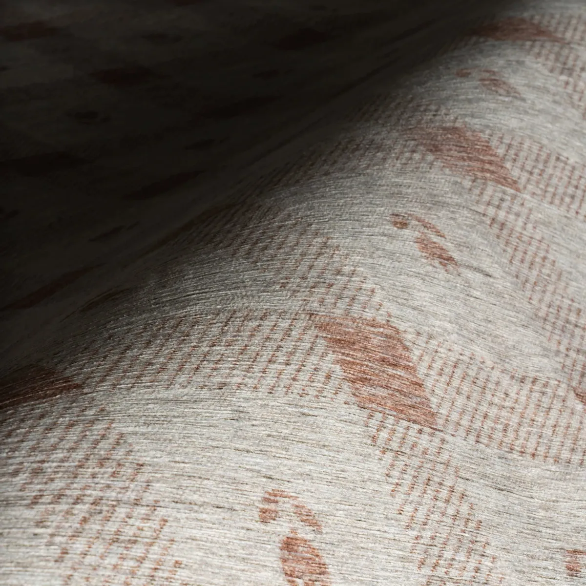 Elenica Modern Plaid Machine Washable Rug