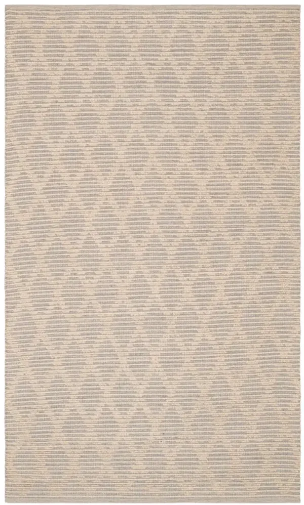 Textured Diamond Handwoven Cotton Rug