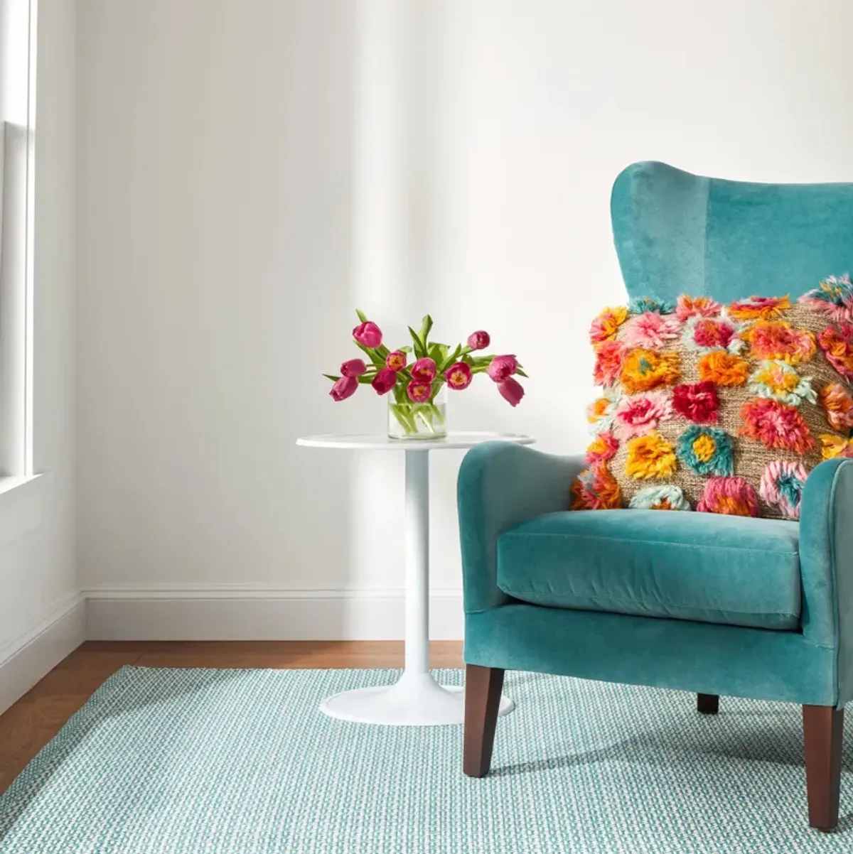 Miss Muffet Handwoven Cotton Rug